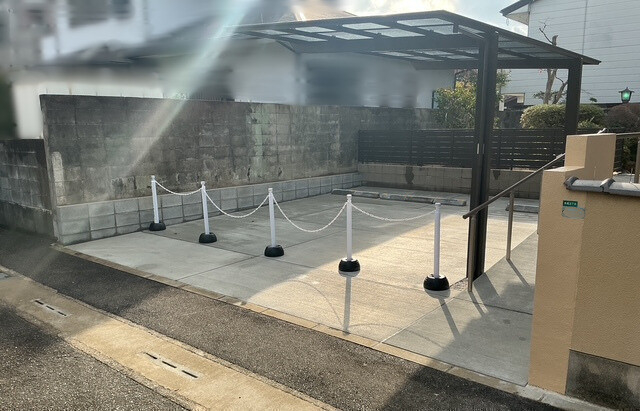 上廣トーヨー住器 E＆Rプロの利便性をとことん追求★スロープで安心安全★駐車場拡張リフォーム【福岡市南区】の施工後の写真1