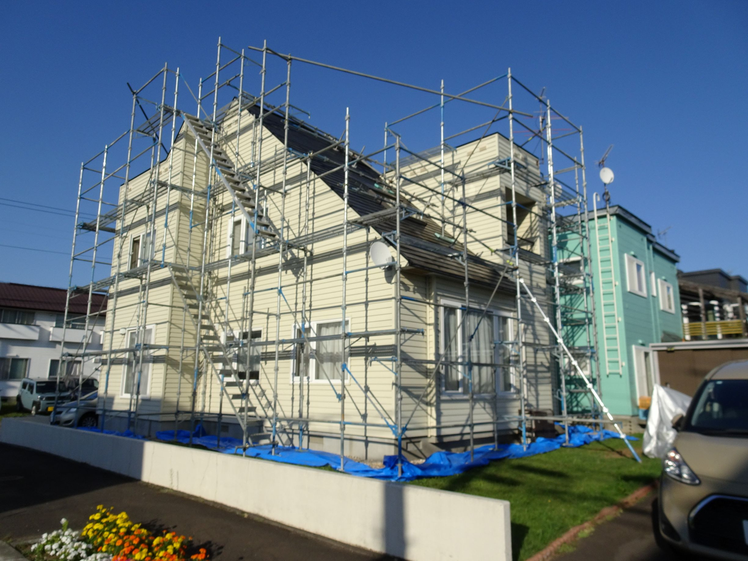 Live a Life(リブアライフ）の初めての外壁塗装の施工前の写真3