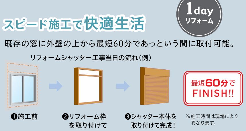 諫早トーヨーのリフォームシャッターでしっかりガード！　🌀台風対策＆防犯性向上の施工事例詳細写真1