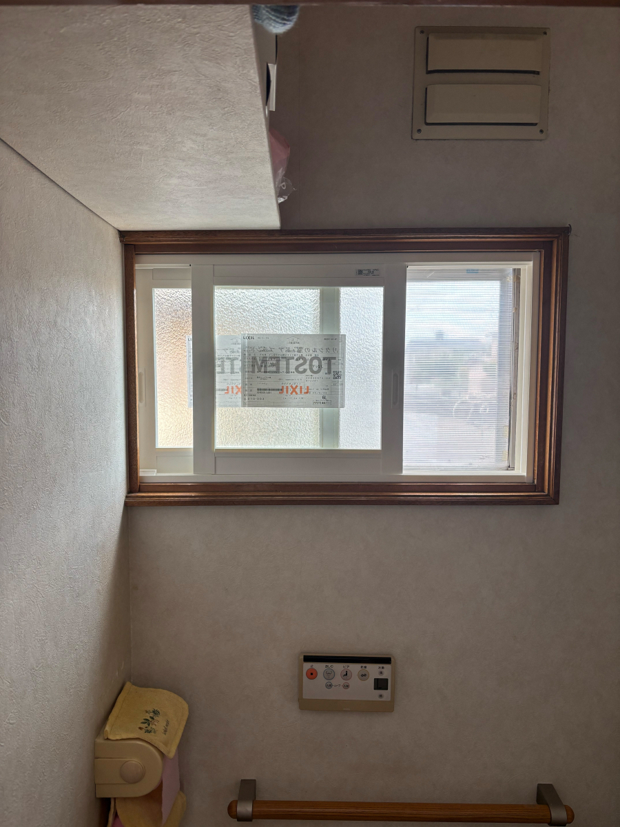 下川原アルミ工業の内窓ついているから大丈夫とは限りませんの施工後の写真1
