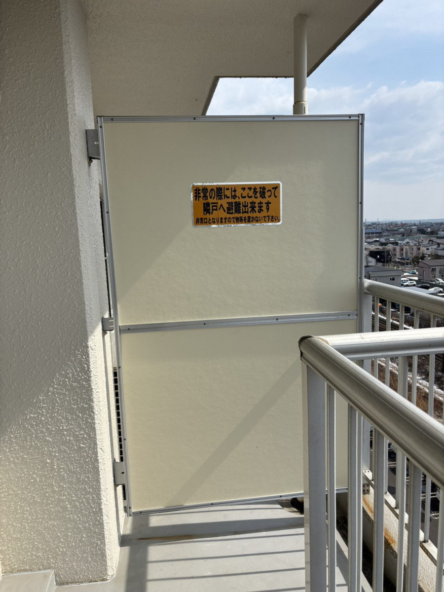 下川原アルミ工業のこんなのも扱っています－間仕切りの施工後の写真2