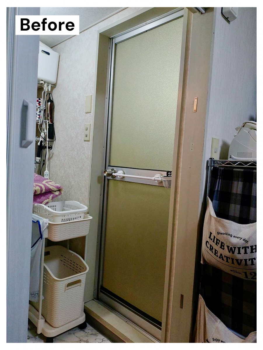 湖西トーヨー住器の場所を取らないので出入りが楽々♪の施工前の写真1