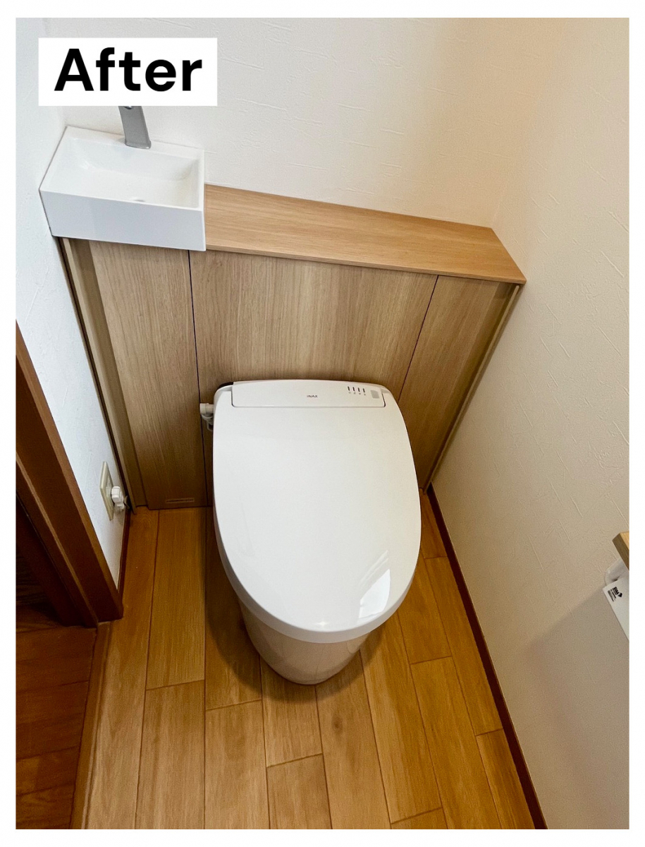 湖西トーヨー住器の見た目スッキリ、おそうじ“楽ちん♪“の施工後の写真1