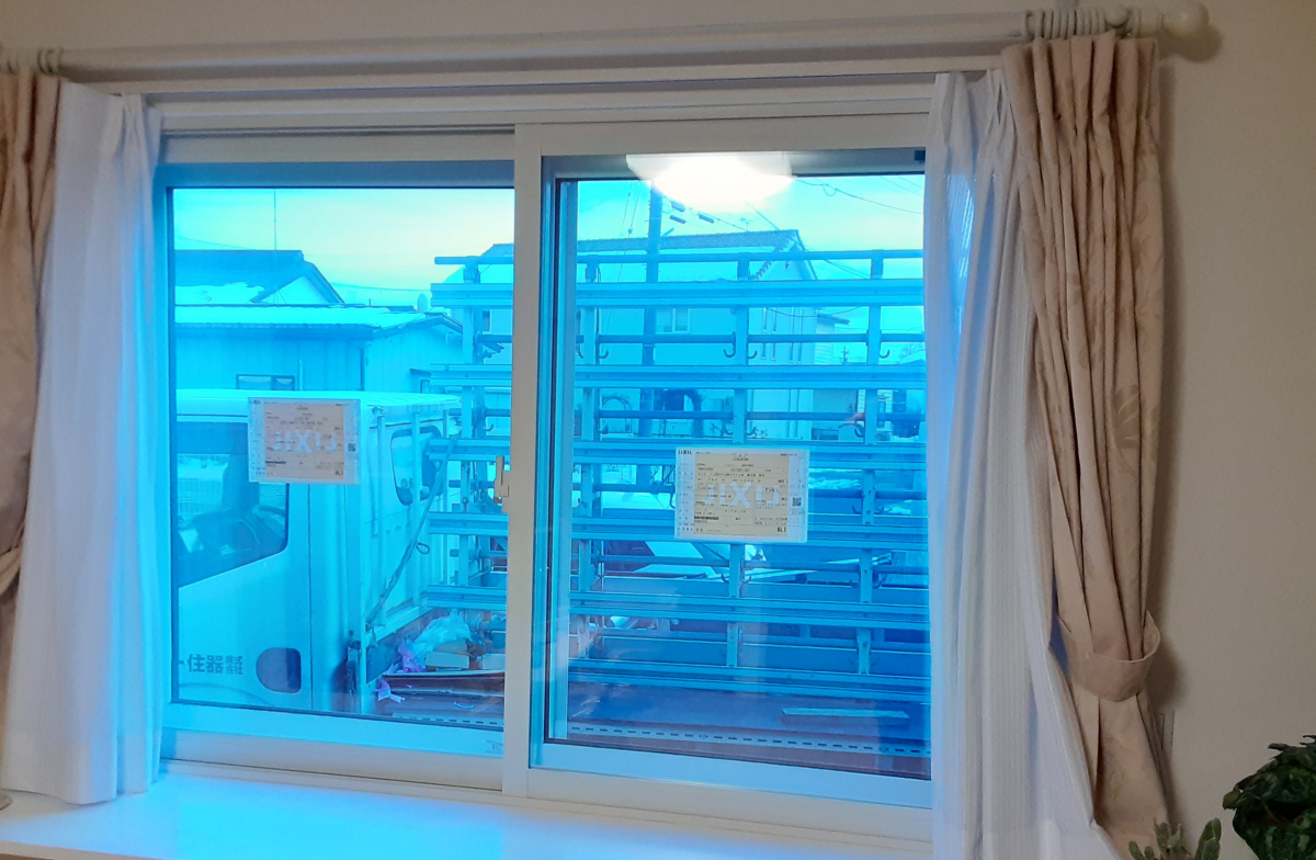八戸トーヨー住器の補助金対象の内窓の施工後の写真1