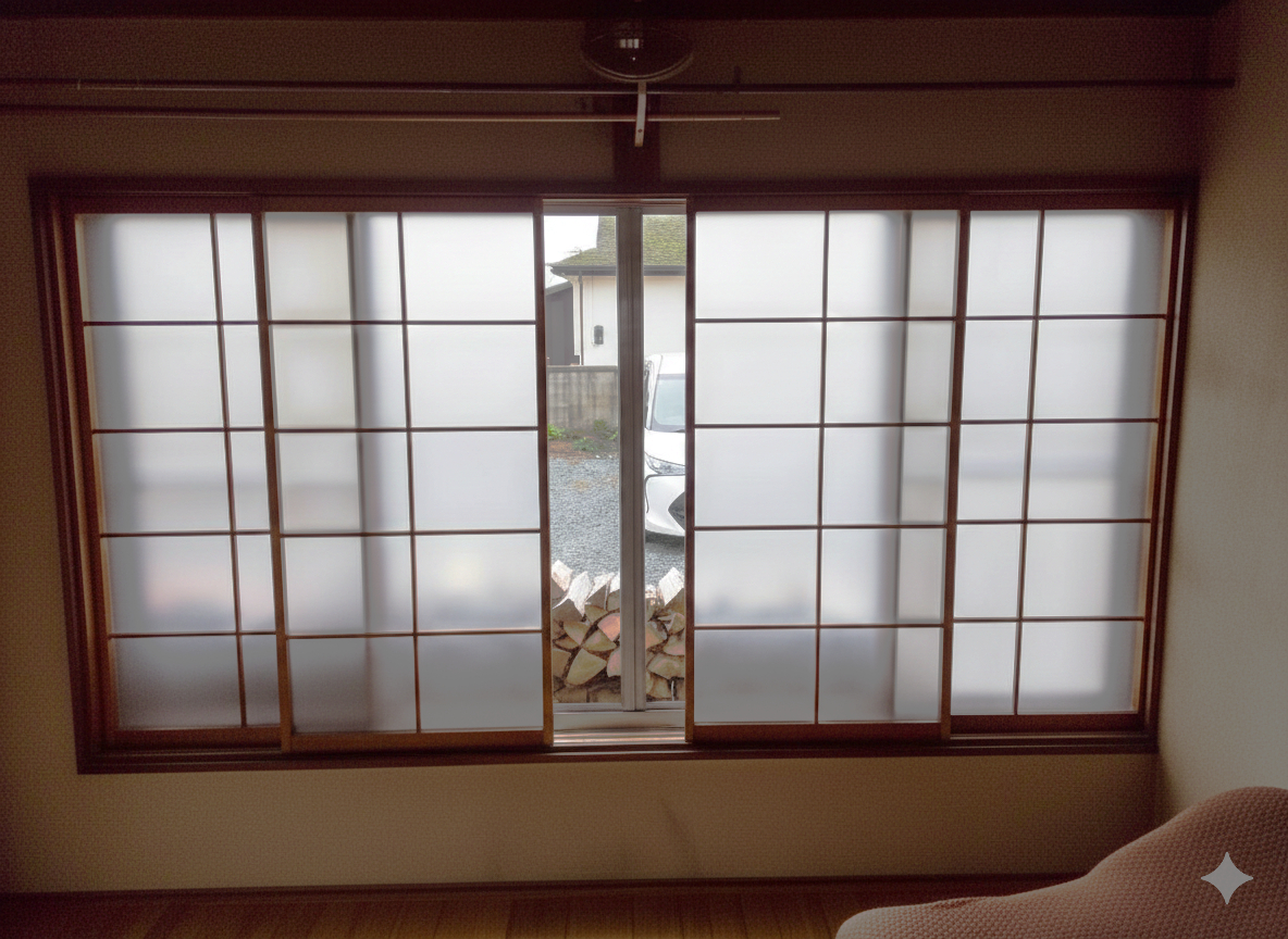 八戸トーヨー住器の「八戸市で和障子を内窓にチェンジ！1日であったか快適、インプラスで断熱アップ✨」の施工前の写真1