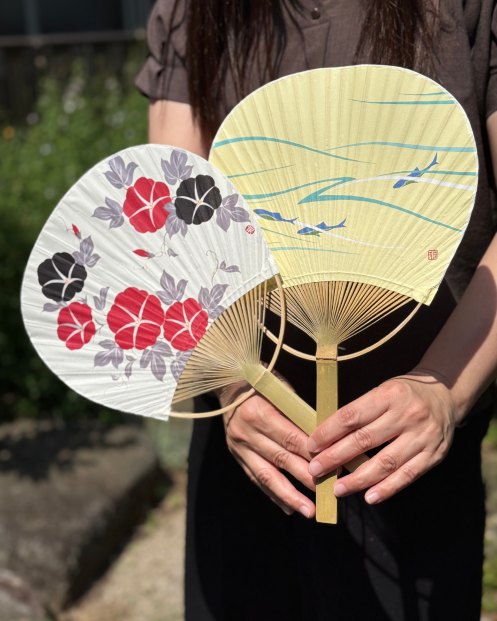 今年も「竹うちわ」の季節到来｜真夏のような暑さにひと涼みを 粕谷のブログ 写真1