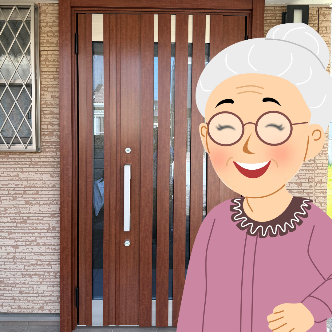 粕谷の茨城県古河市｜玄関ドアリフォームで断熱・防犯・見た目が向上！LIXILリシェントM27型の施工事例のお客さまの声の写真1