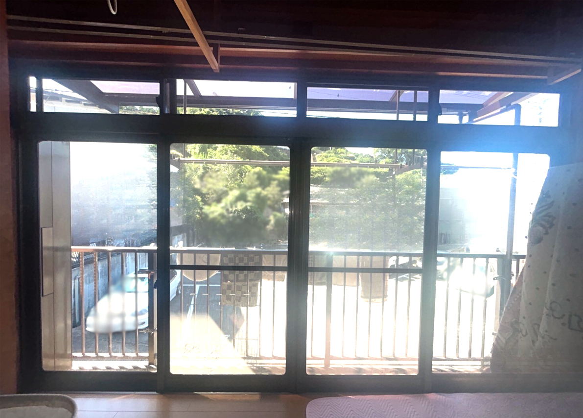 肥後トーヨー住器の熊本市　内窓取付の施工前の写真1