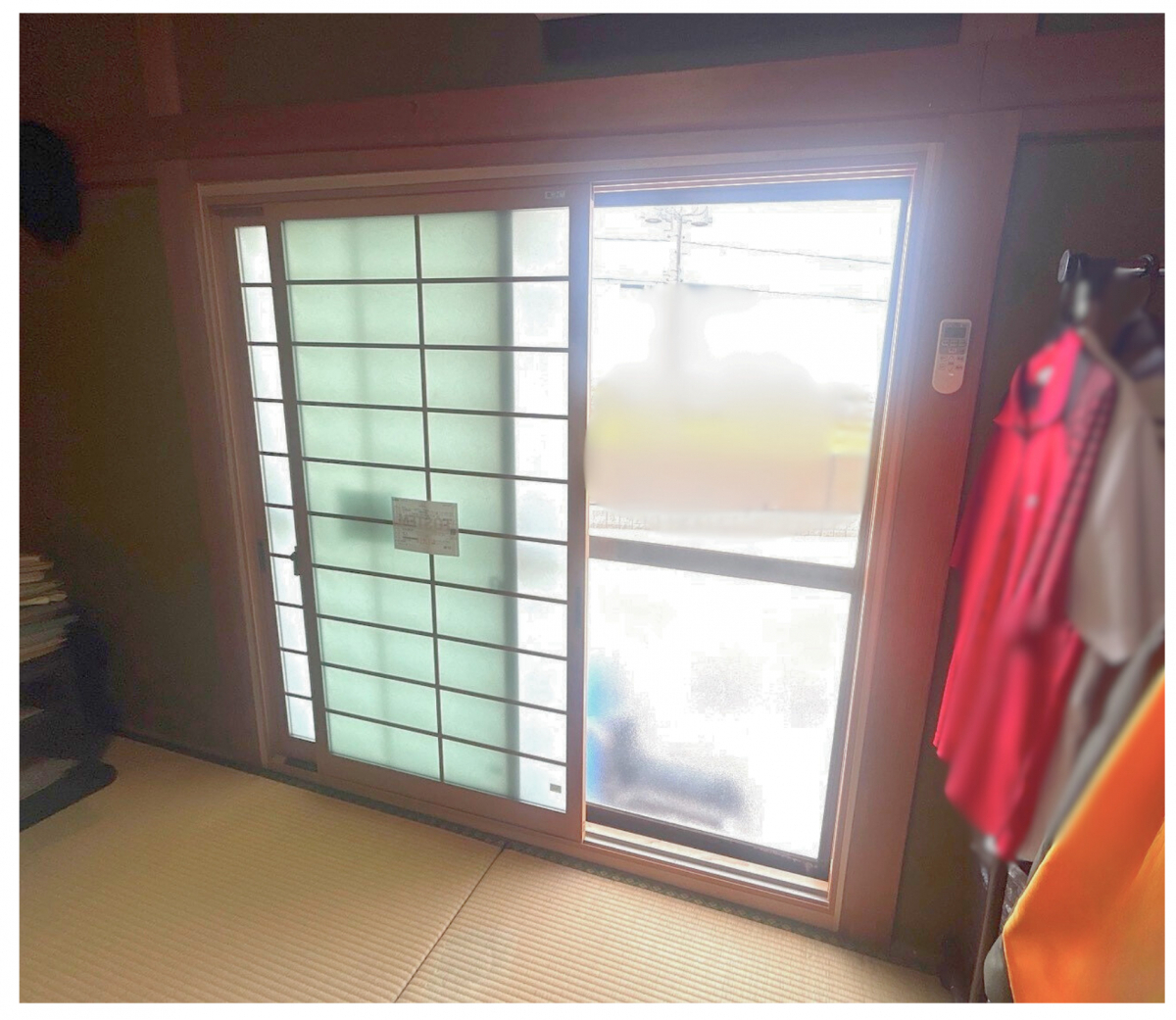 肥後トーヨー住器の熊本県　和室に障子風ガラスの内窓を！の施工後の写真2