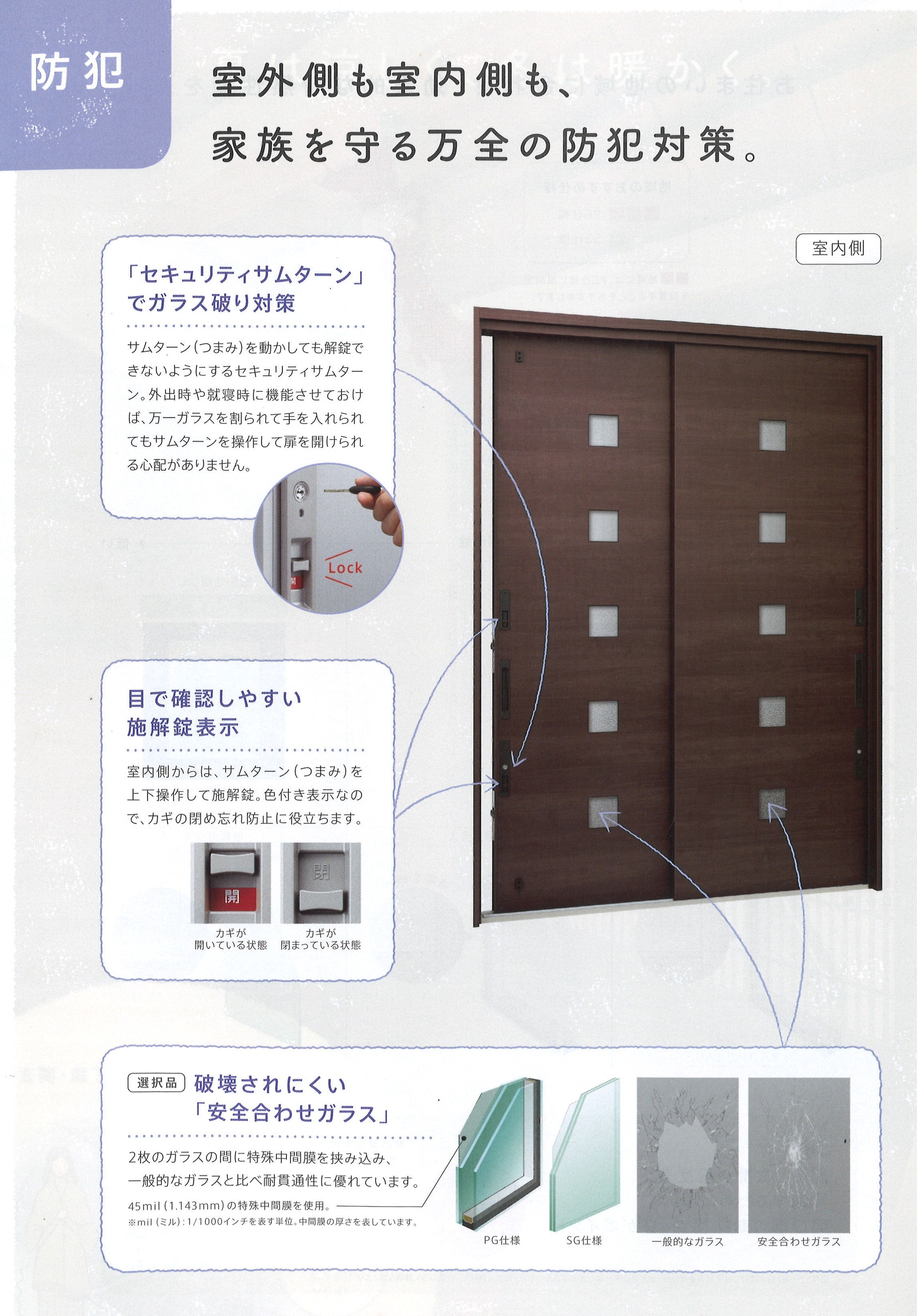 山口西京トーヨー住器 長門の玄関引戸リフォーム　リシェント引戸　カバー工法の施工事例詳細写真1