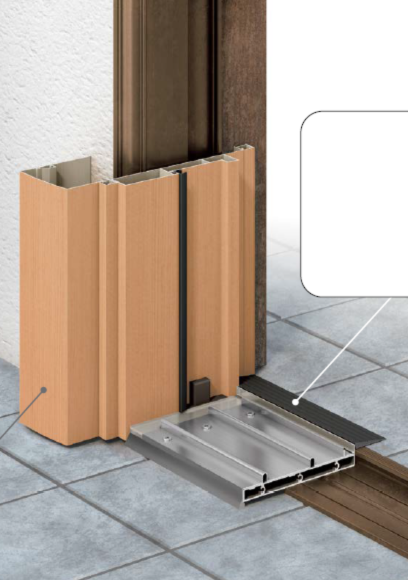 山口西京トーヨー住器 長門の玄関引戸リフォーム　リシェント　カバー工法の施工事例詳細写真1