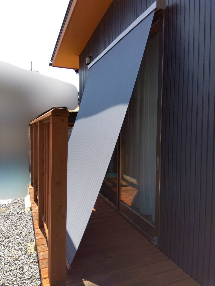 山口西京トーヨー住器 長門の窓まわりリフォーム　スタイルシェードの施工後の写真1