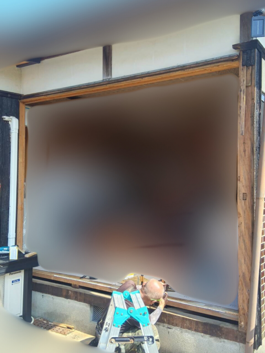 山口西京トーヨー住器 長門の窓リフォーム　サーモスL　はつり工法の施工前の写真2