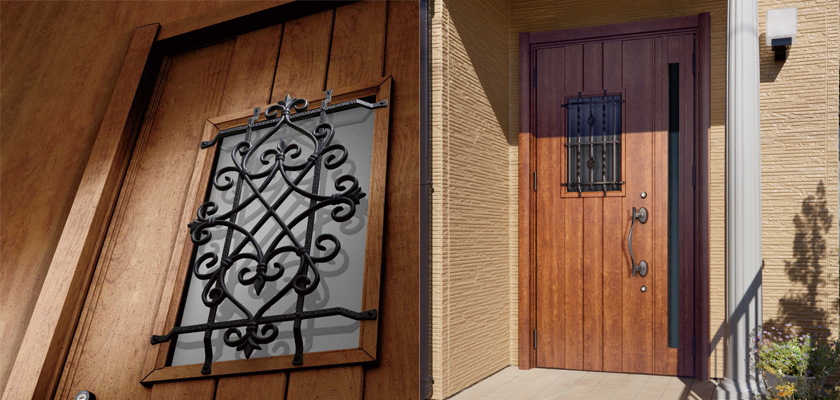 リフォームきたむらの兵庫県川西市Y様邸｜輸入住宅に似合うアンティーク調玄関ドアへの施工事例詳細写真2