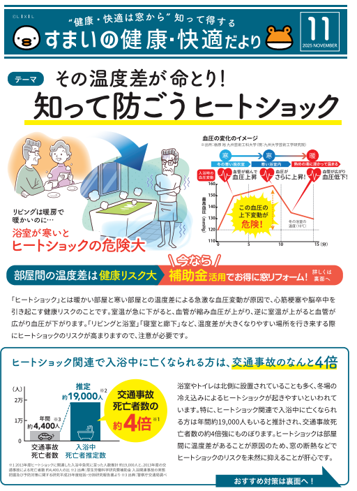 すまいの健康・快適だより【11月号】 米田トーヨー住器のイベントキャンペーン 写真1