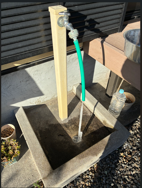 鹿児島の蛇口、まさかの冬アート制作中 米田トーヨー住器のブログ 写真1