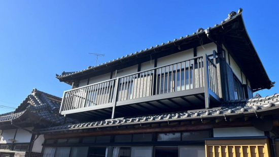 小島サッシトーヨー住器のつくばみらい市　N様邸バルコニー交換工事を行いました！施工事例写真1