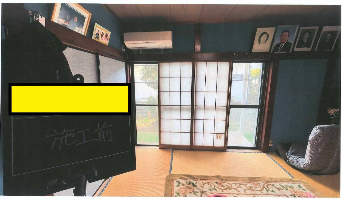 小島サッシトーヨー住器の補助金対応　内窓設置の施工前の写真1