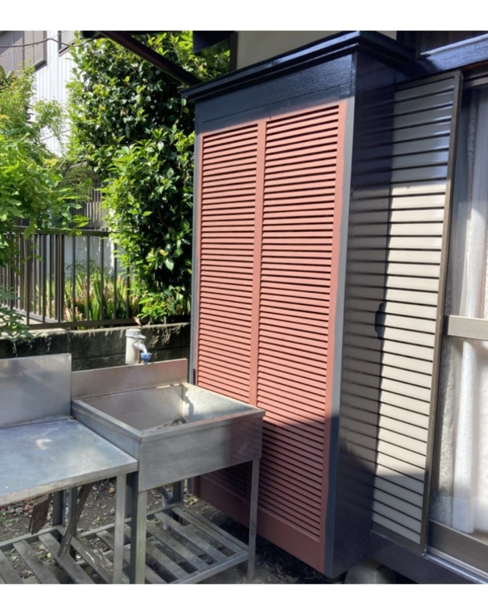 小島サッシトーヨー住器の見た目も機能面もスタイリッシュな鏡板に張り替えて気分もアップ⤴️⤴️✨の施工前の写真1