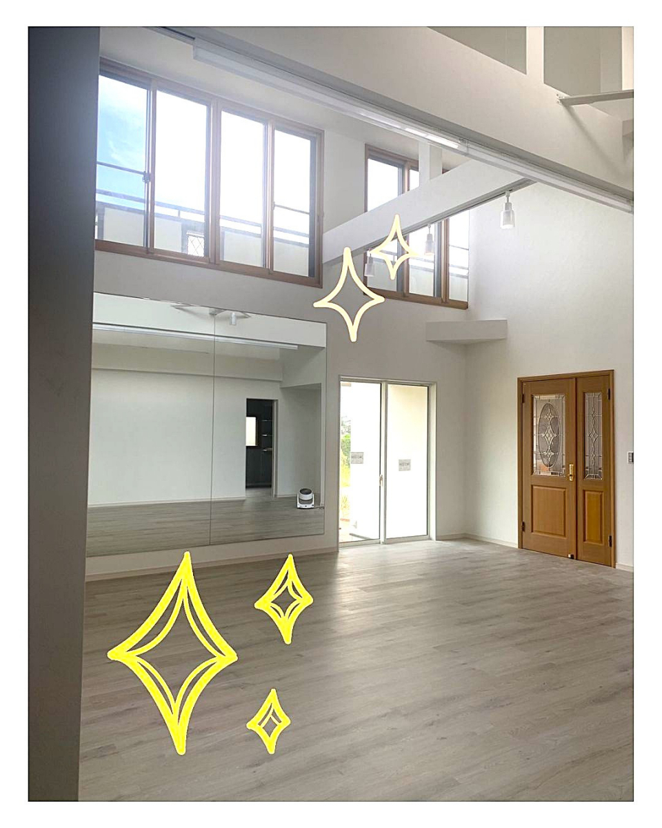 小島サッシトーヨー住器の踊る空間を演出🎵スタジオができるまでの舞台裏💃の施工後の写真2