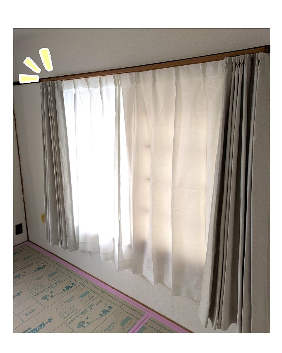 小島サッシトーヨー住器のカーテンで変わる!空間を彩るブランシェⅡの魅力🪟✨の施工後の写真1