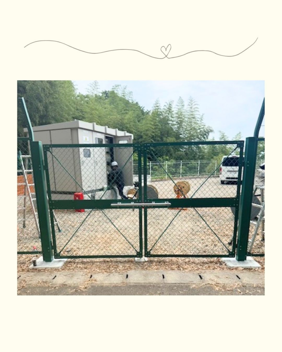 小島サッシトーヨー住器の防犯フェンスのリニューアル施工🔐の施工後の写真2