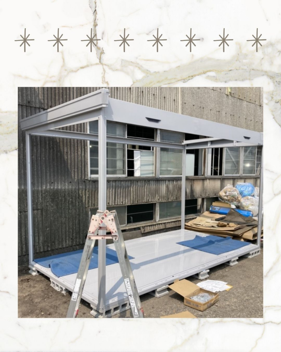 小島サッシトーヨー住器の収納力満点💯イナバ物置で賢くすっきり🧰の施工後の写真3