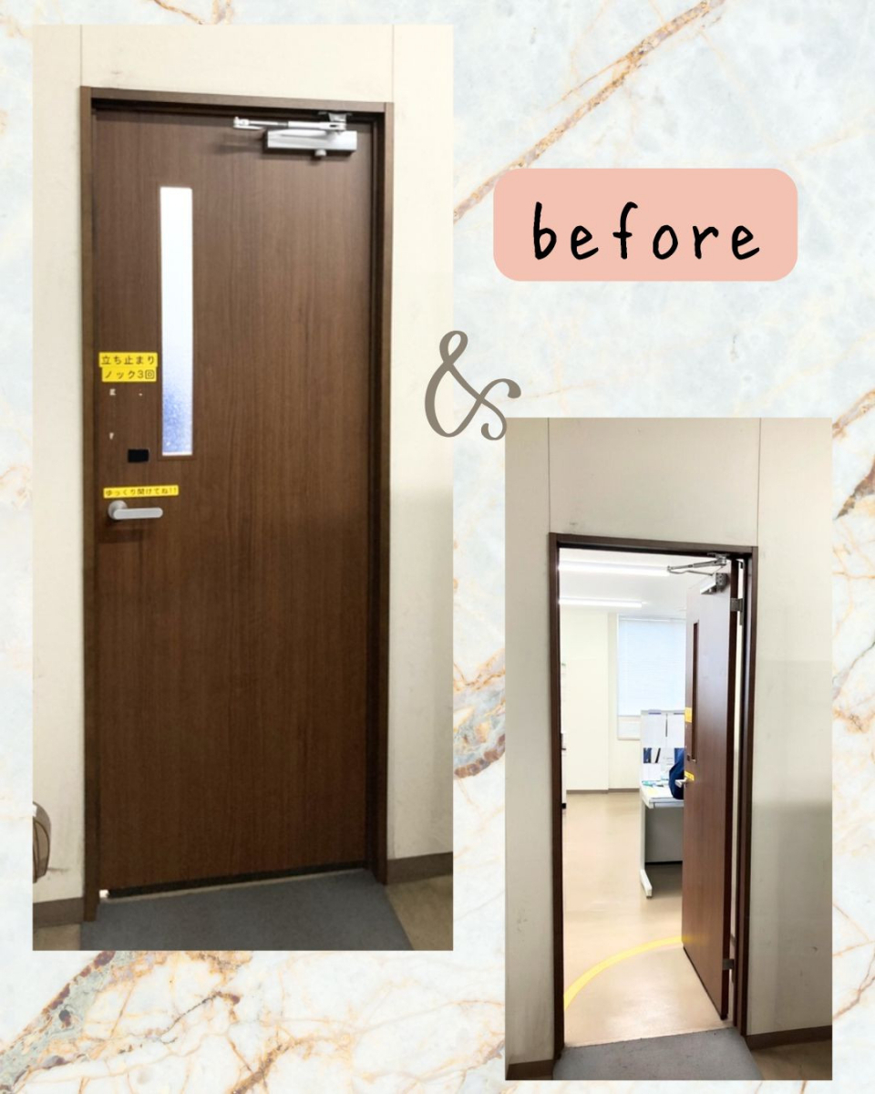 小島サッシトーヨー住器のコスパよし💰タイパよし⌛仕事がはかどる引戸のすすめ🧑‍💼🚪の施工前の写真1