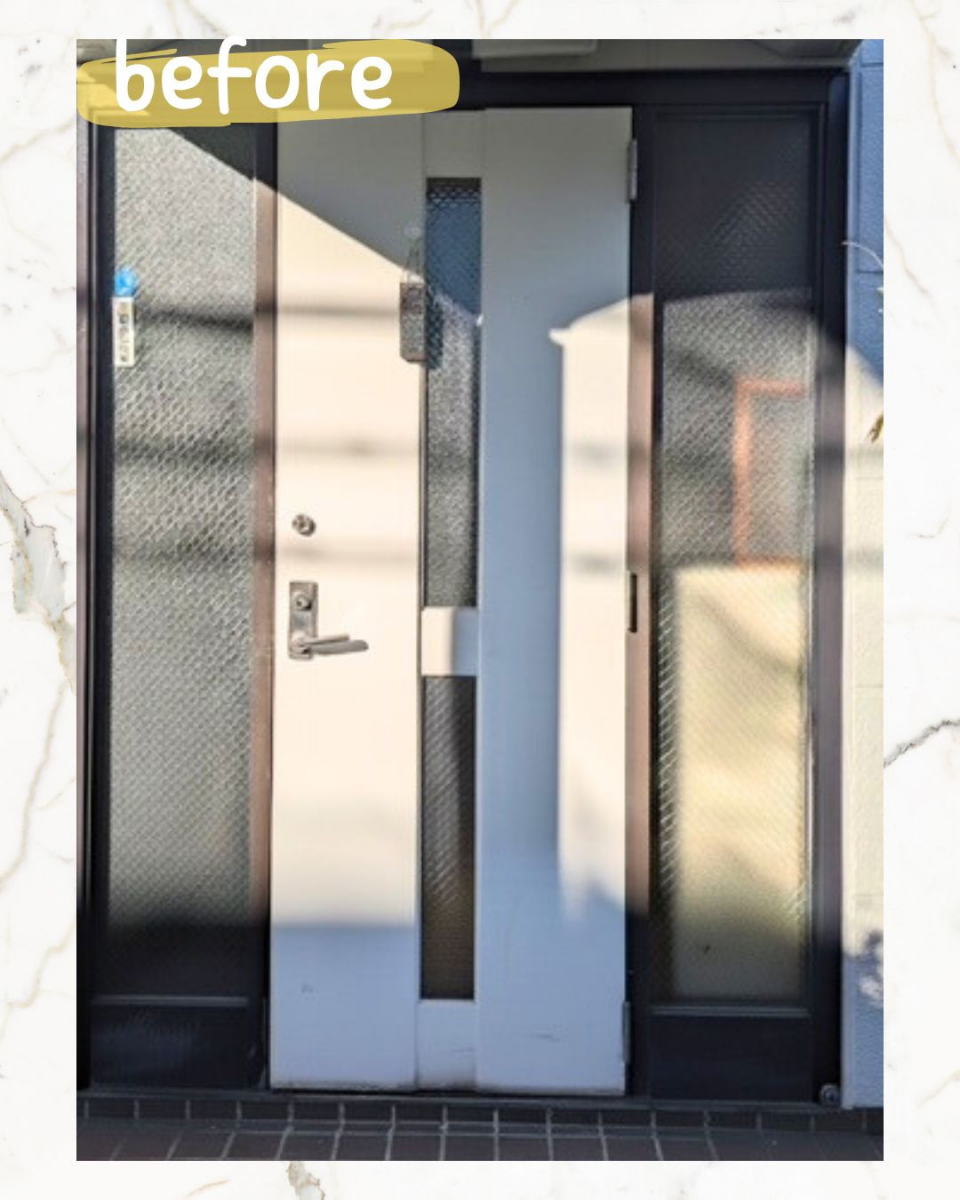 小島サッシトーヨー住器の壁を壊さず見た目も機能もグレードアップ🚪✨の施工前の写真1
