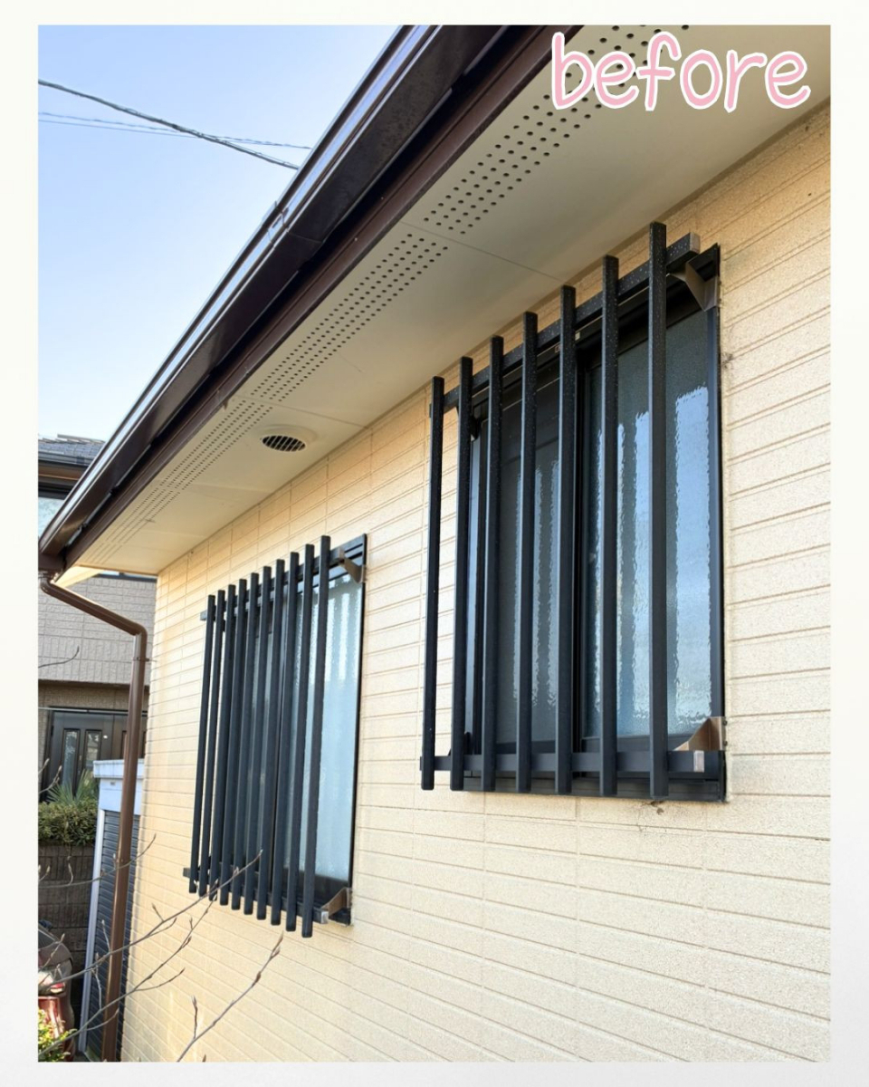 小島サッシトーヨー住器の泥棒対策に効果的❕おうちの安全を守る窓まわりシリーズ🏠✨の施工前の写真1