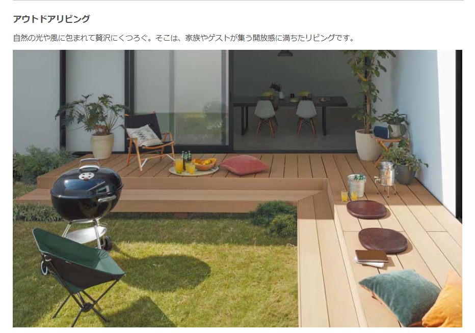 NCCトーヨー住器 諏訪店の庭が使えない人はこれで解決！憧れのウッドデッキ空間に✨【樹ら楽ステージ】の施工事例詳細写真1