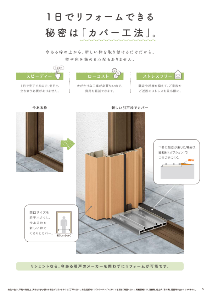 NCCトーヨー住器 諏訪店の【2024補助金申請開始】安全を考慮した安心設計。玄関引戸を１日でリフォーム！の施工事例詳細写真2