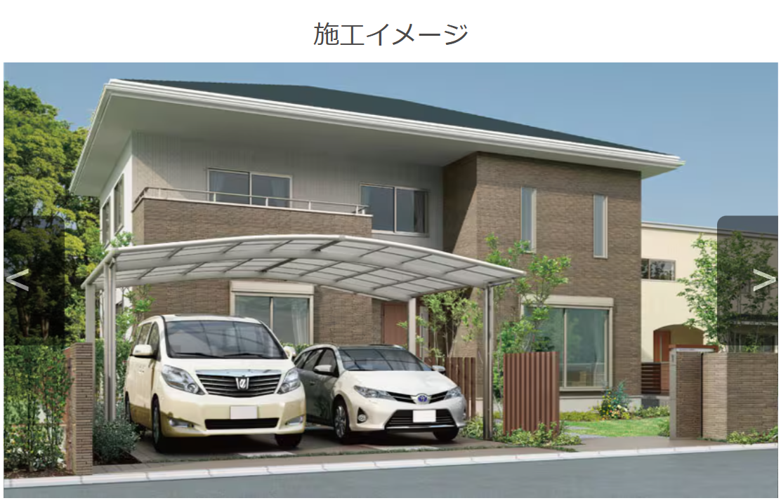 NCCトーヨー住器 諏訪店のカーポートを壁に固定して軒下でも雨に濡れなくなりました‼🌞の施工事例詳細写真3