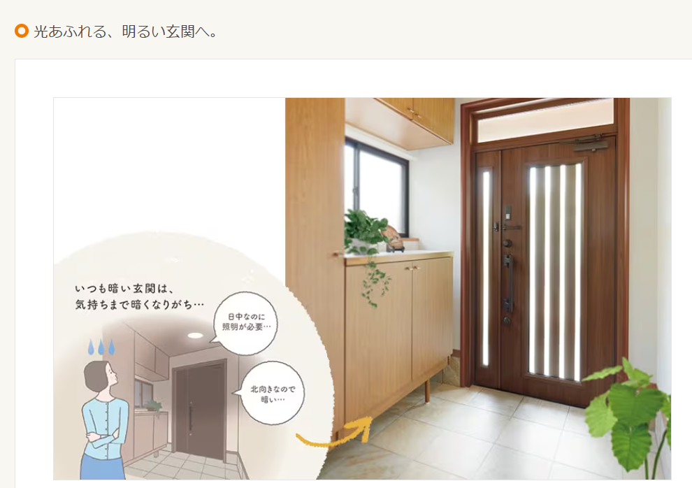 NCCトーヨー住器 諏訪店の壁は壊さずそのままたったの一日でおうちの玄関が大変身!!の施工事例詳細写真2