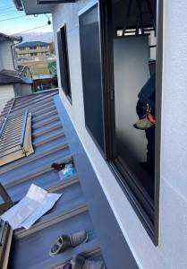 NCCトーヨー住器 諏訪店の内窓インプラスとアクセント手すりを取り付けましたの施工前の写真2