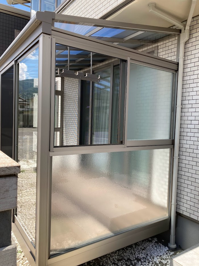 NCCトーヨー住器 諏訪店のステキなサンルーム取り付けました！の施工後の写真2