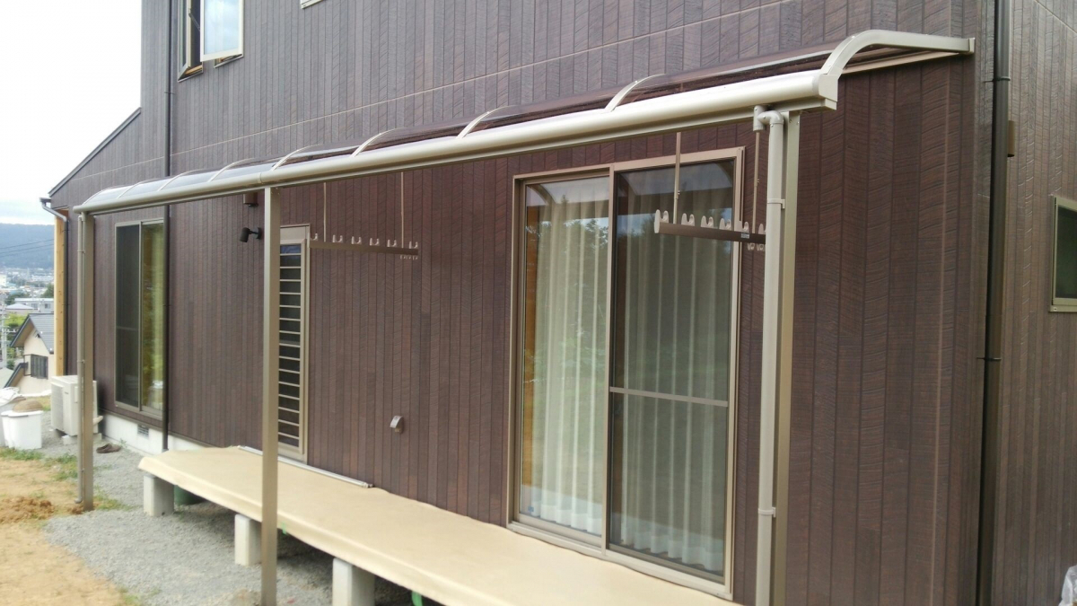 NCCトーヨー住器 諏訪店のウッドデッキを物干し場に!🌞テラスを追加!!の施工後の写真1