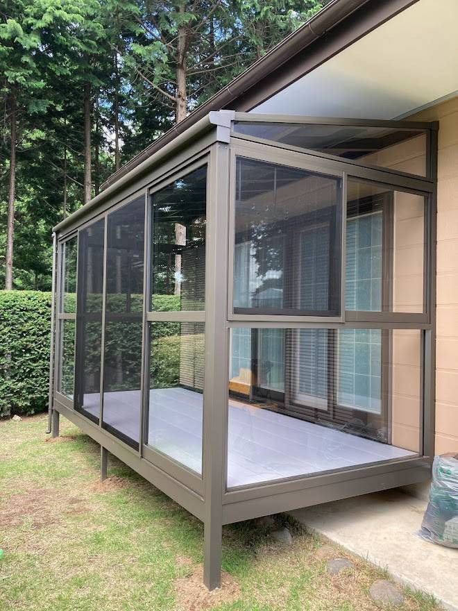 NCCトーヨー住器 諏訪店の広々洗濯物も楽ちんなサンルームを施工しました!!の施工後の写真1