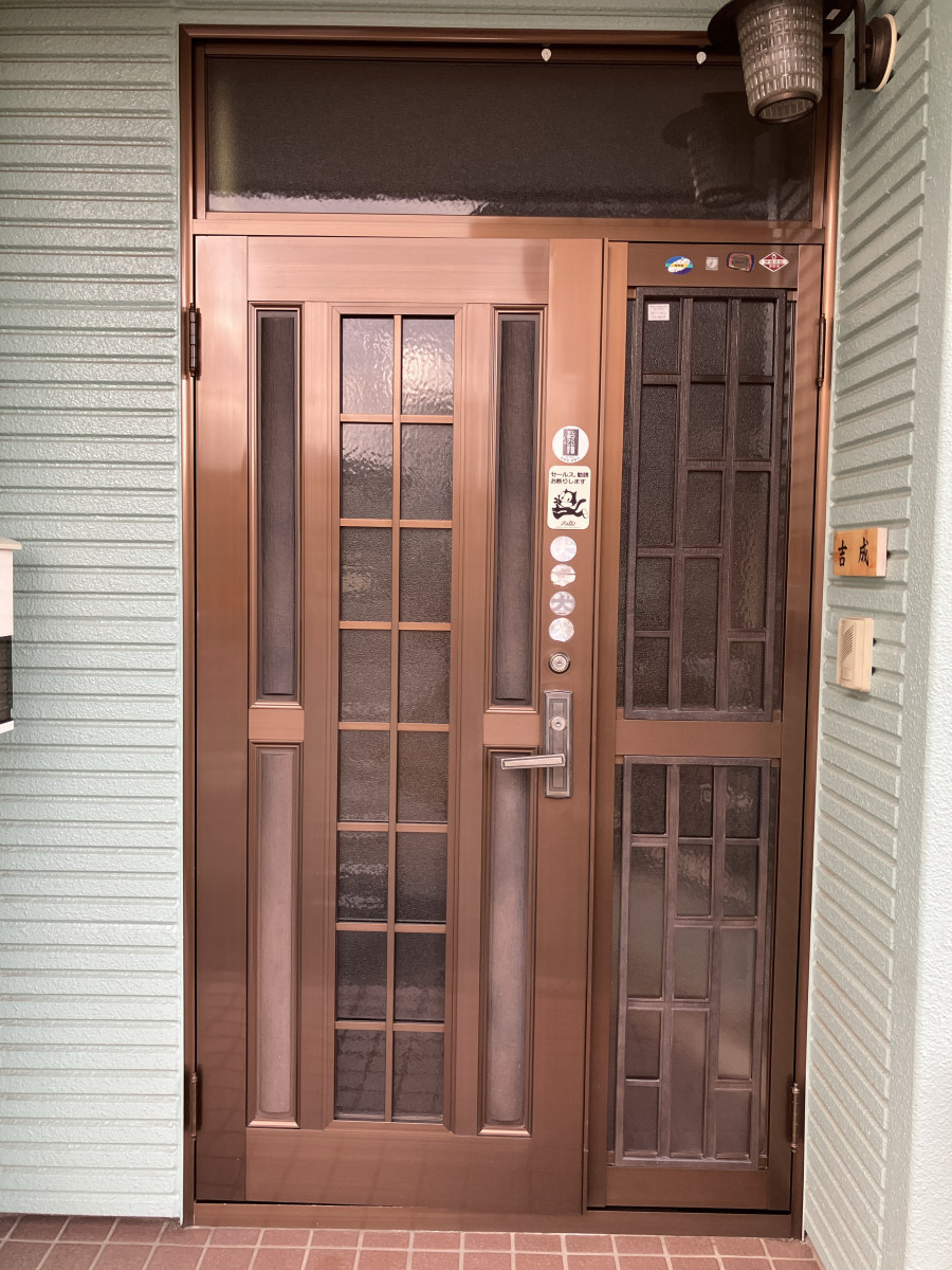 NCCトーヨー住器 諏訪店の【リシェント玄関ドア】取り付けました！！の施工前の写真1