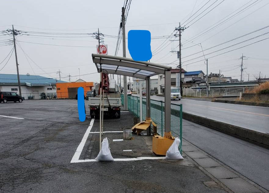 大泉トーヨー住器のサイクルポート工事　【太田市】の施工後の写真1