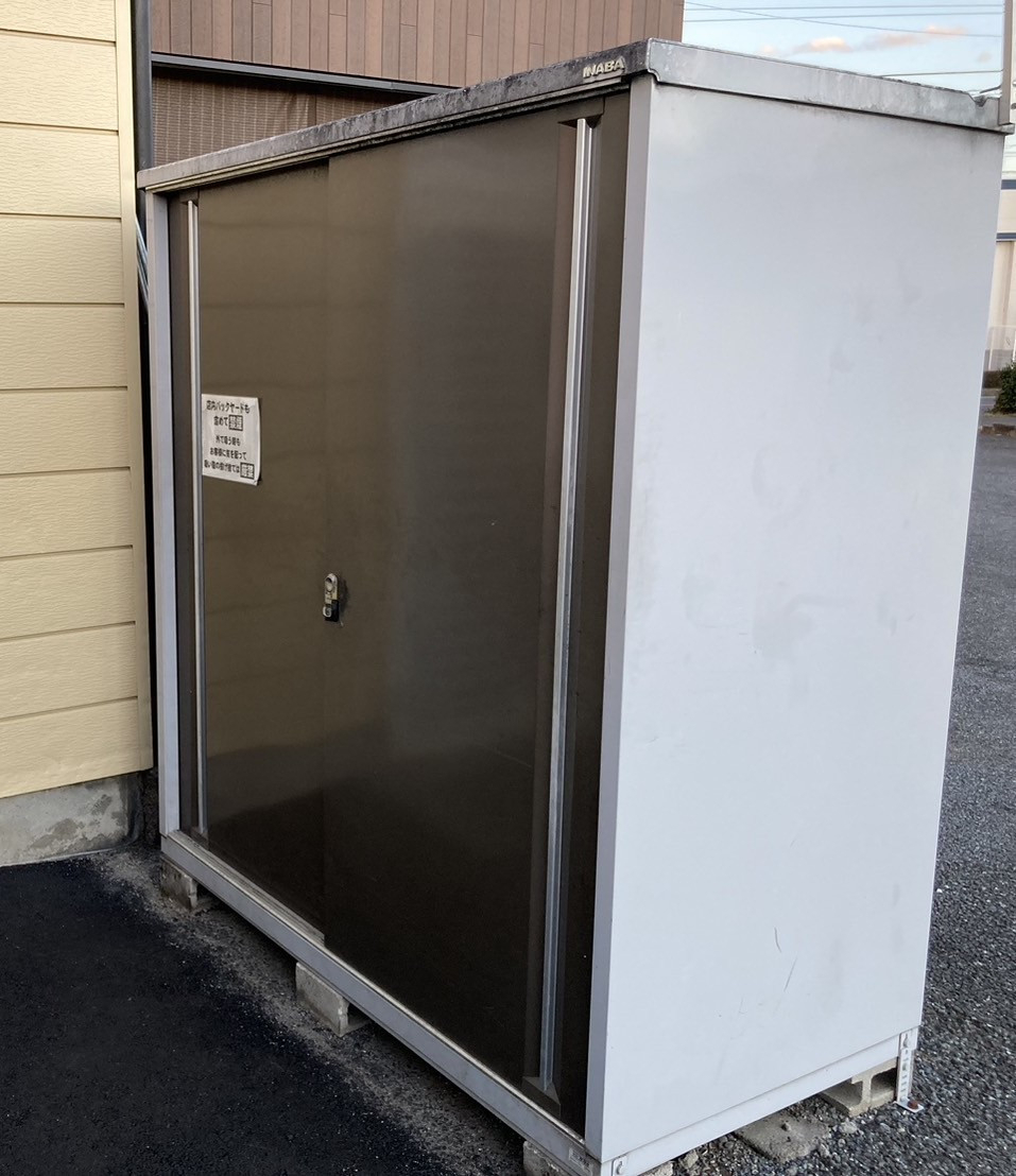 大泉トーヨー住器の物置のカギ交換【明和町】の施工後の写真1