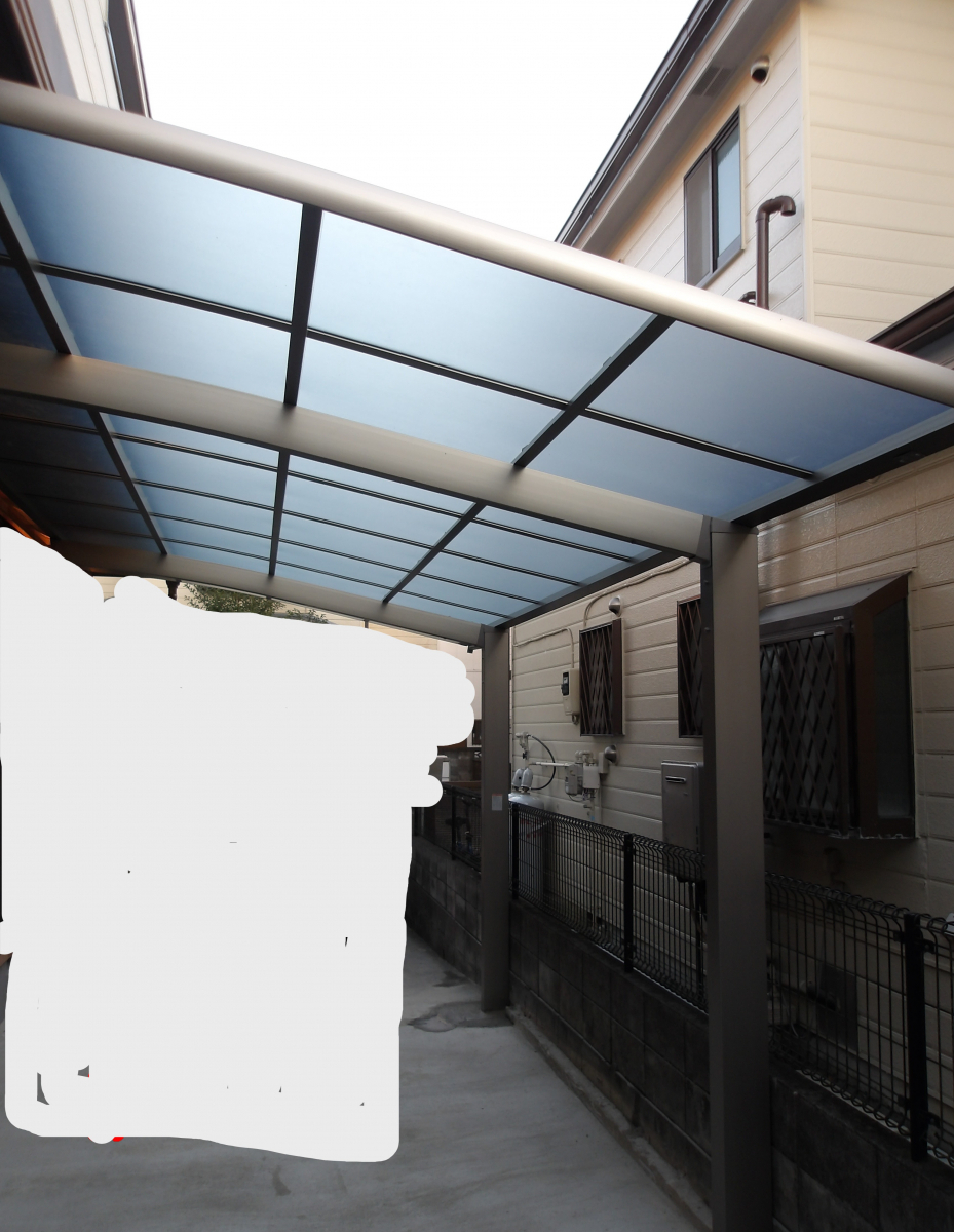 大泉トーヨー住器のカーポート工事【館林市】の施工後の写真1
