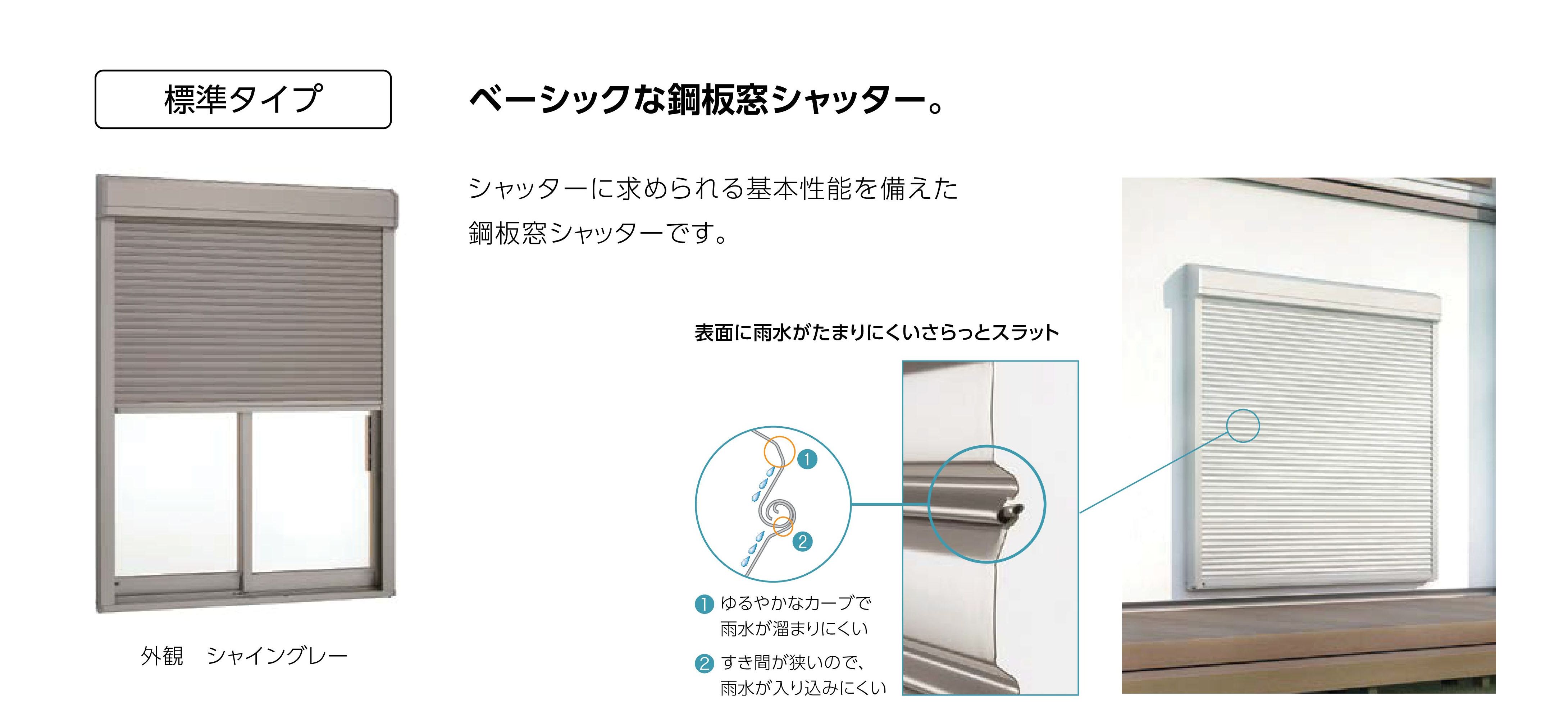 伸興トーヨー住器の今ある窓に後付けのシャッターを取付ました。の施工事例詳細写真1