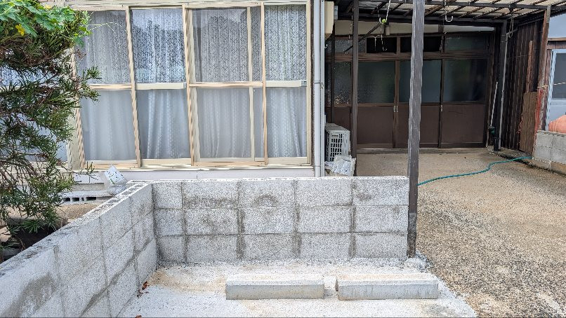 伸興トーヨー住器のフェンス設置の施工前の写真1