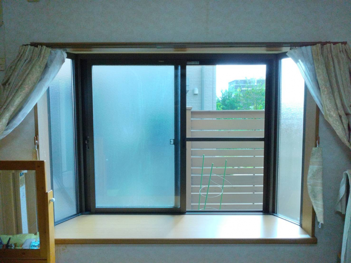 窓研 土浦の窓のリフォーム工事(インプラス)の施工前の写真1