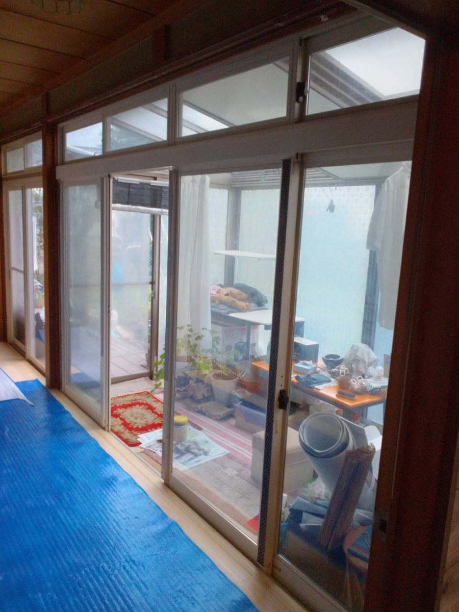 窓研 土浦の窓のリフォーム工事（インプラス）土浦市K様邸の施工前の写真2