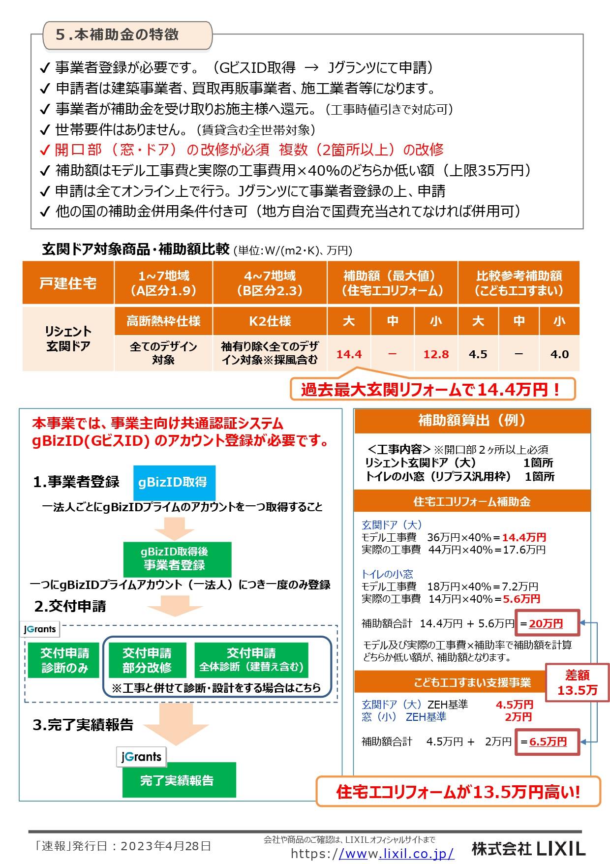 玄関リフォーム過去最高額の補助金登場!! つくば住生活 石岡店のイベントキャンペーン 写真2