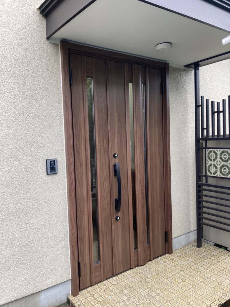つくば住生活 石岡店のリシェント玄関ドア、大人気です！の施工後の写真1