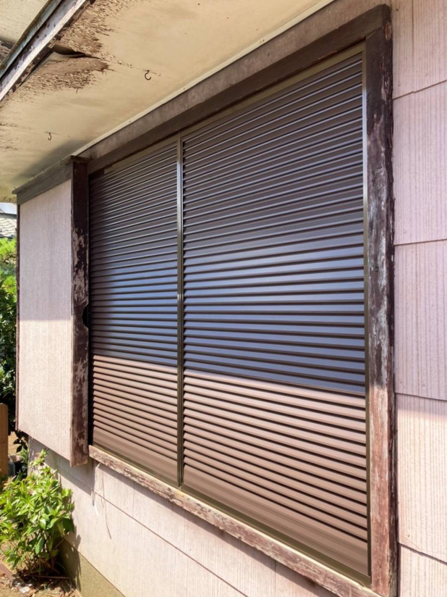 つくば住生活 石岡店の台風対策に【雨戸の簡単取替え】の施工後の写真2