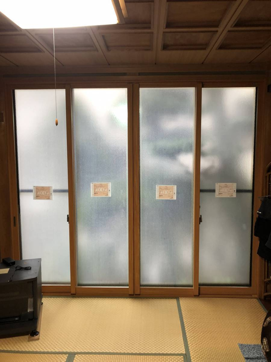 かとうがらすてん　大森山王の和室の内窓を『格子入り和障子風』にするか否か問題の施工後の写真1